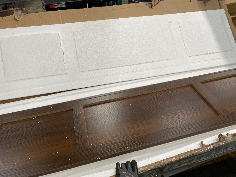 Photo 1 of *Box 1 ONLY* *Fireplace box missing* Jocoevol 58" Farmhouse Electric Fireplace TV Stand - White