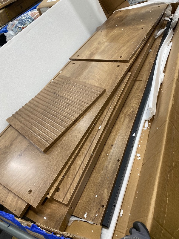 Photo 1 of *Minor damage to edges/Box damaged* Fluted Console Table/ Table