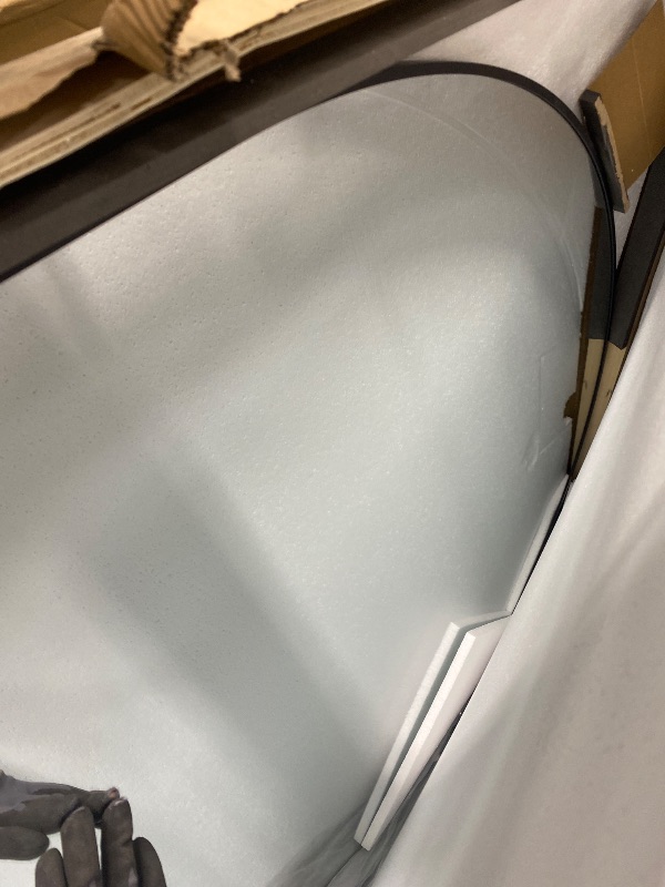Photo 1 of *HEAVY* Full length Curved top Mirror, Black,