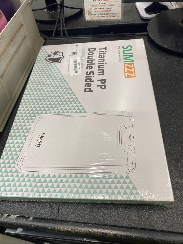 Photo 1 of *Factory sealed* Titanium Cutting Board for Kitchen, Cutting Board Double Sided Food Grade, Pure Titanium/PP, Easy to Clean Large Size 16”×11”