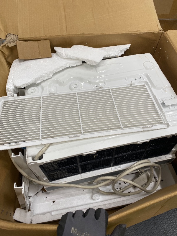 Photo 1 of *MAJOR damage/Back and front damaged* LG 8000 BTU Smart Window Air Conditioner