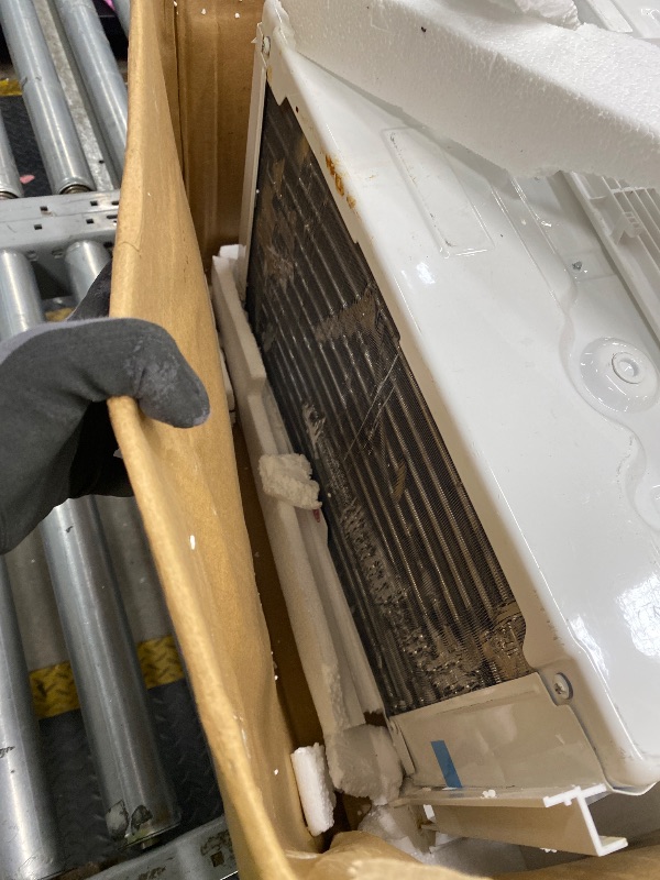 Photo 1 of *MAJOR damage/Back and front damaged* LG 8000 BTU Smart Window Air Conditioner
