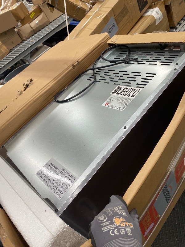 View 2 of *Minor damage to feet* VEVOR Commercial Ice Maker Machine, 120 lbs/24H Ice Production, 19-33 lbs Storage Bin, 45 Cubes per Cycle, Stainless Steel Under Counter & Freestanding Ice Maker with LED Display, Self-Cleaning
