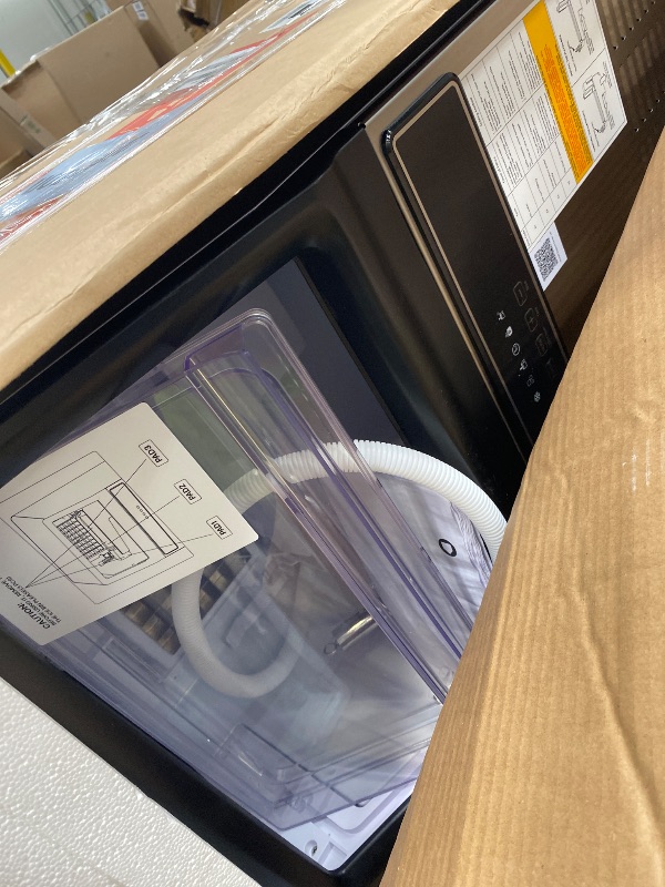 View 4 of *Minor damage to feet* VEVOR Commercial Ice Maker Machine, 120 lbs/24H Ice Production, 19-33 lbs Storage Bin, 45 Cubes per Cycle, Stainless Steel Under Counter & Freestanding Ice Maker with LED Display, Self-Cleaning