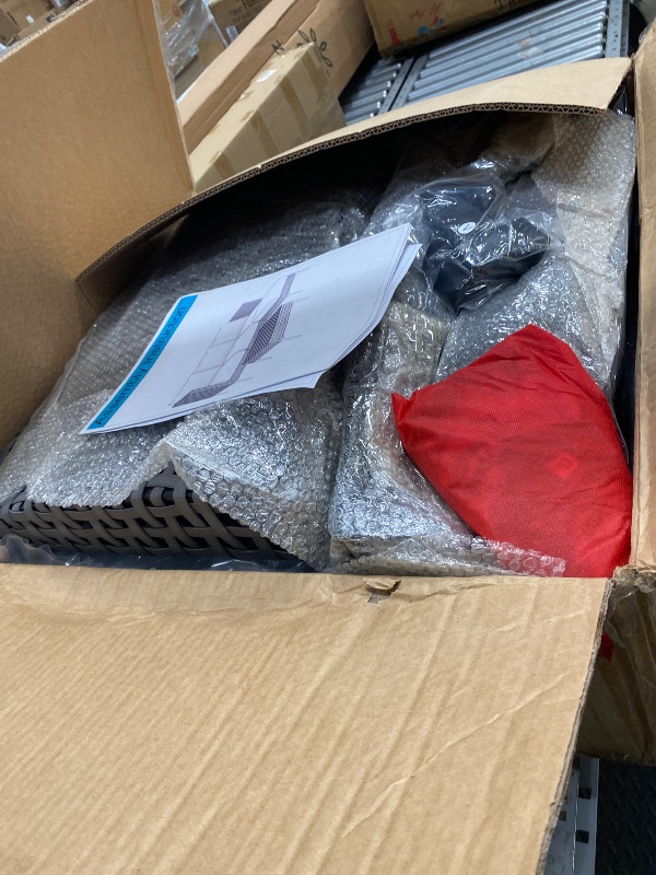 Photo 1 of **Box 1 is missing.

Jocoevol 5 Pieces Outdoor Patio Conversation Set – Rattan L-Shaped Corner Sofa Comfortable Thickening Cushions for Garden, Balcony,Weatherproof Waterproof UV Resistance
