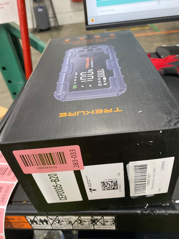 View 2 of 10-in-1 Car Battery Jump Starter with Air Compressor 6000A 160PSI 45W Charger