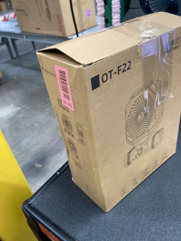 Photo 1 of **FAN BRACKET IS CRACKED***AIEPOCH Camping Fan Rechargeable - 30000mAh Battery Powered Misting Fan for Outdoor Beach Tent - Portable Battery Operated Tent Air Conditioner for Camping - Glamping Essentials