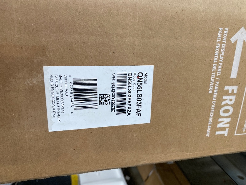 Photo 1 of ******* NO RETURN******* NO REFUND******BROKEN TV******* Samsung 55-Inch Class The Frame LS03F 4K QLED Smart TV (2025 Model) Slim Fit Wall Mount, Modern Frame Design, NQ4 AI Gen2 Processor, Art Mode, Artful Picture Quality, Samsung Vision AI, Alexa Built-