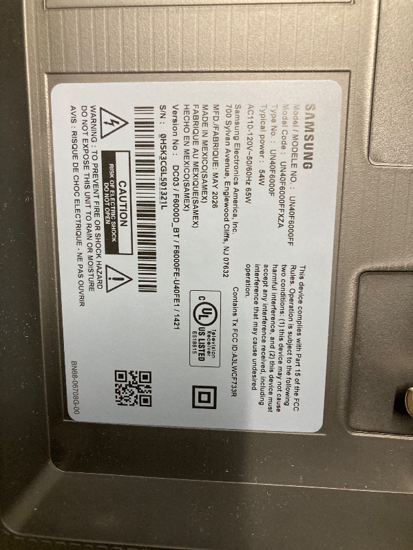 Photo 1 of ********** NO RETURN******* NO REFUND *********SAMSUNG 40-Inch Class Full HD F6000 Smart TV (2025 Model) HDR, Object Tracking Sound Lite, Knox Security, One UI Tizen, Smart TV