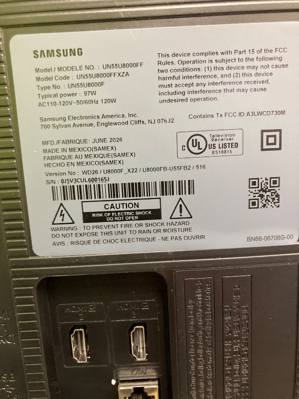 Photo 1 of ********** NO RETURN******* NO REFUND *********Samsung 55-Inch Class Crystal UHD 4K Smart TV