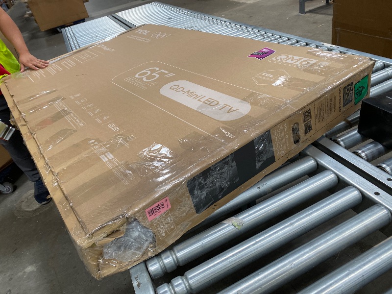 Photo 1 of *****For Parts Only. Broken. No Refund. No Return********TCL 65 Inch Class QM6K Series | Mini LED QLED 4K HDR | 65QM6K, Latest Model | 120HZ-144HZ High Brightness Smart Google TV Dolby Atmos Onkyo Audio | Voice Remote Alexa Gaming Streaming Television
