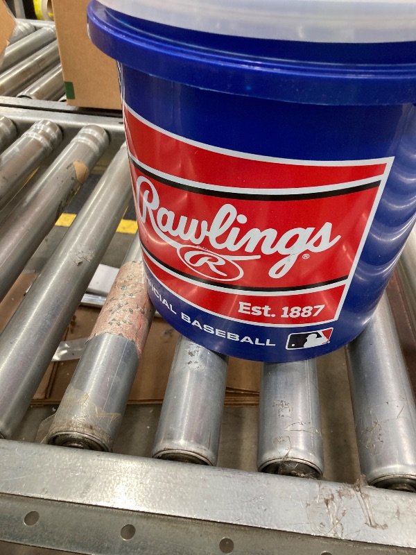 Photo 1 of **MISSING 14 BALLS***Rawlings | GAME USE Baseballs | Youth/12U | Game/Practice Use | Bucket | 24 Count