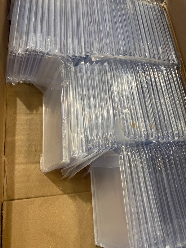 Photo 1 of 100ct Magnetic Card Holder, 35pt One Touch Card Holder, U-V Protectors Hard Plastic for Trading Cards, Magnet Case, Sports, Game, Football, Baseball