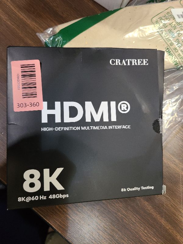 Photo 1 of 10K 8K HDMI Cable 10FT, 48Gbps Gold-Plated Ultra High Speed Military Grade Nylon Braided HDMI 2.1 Cord (8K@60Hz 7680x4320, 4K@120Hz) Supports Dynamic HDR 10 3D Dolby Atmos, Compatible with Roku/TV/PS5