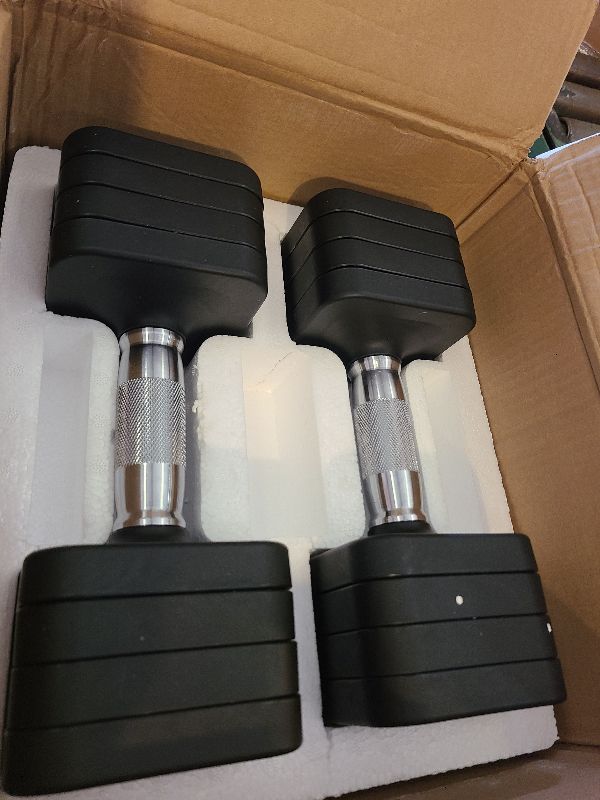 Photo 1 of 20LBS Adjustable Dumbbells Sets, 4 in 1 Free Weight Dumbbell Sets for Women Men Hand Weight Set Adjust Dumbbells Weights Set for Home Gym Exercise Workout Strength Training Equipments, White