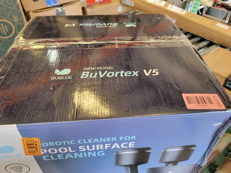 Photo 1 of (2026 Upgrade) BUBLUE BuVortex V5 Pool Skimmer Robot,Pool Surface Skimmer Robot with App Control,5L Filter,Dual Cleaning Modes,AI Navigation,Ideal for In-Ground & Above-Ground Pools,Dark Gray