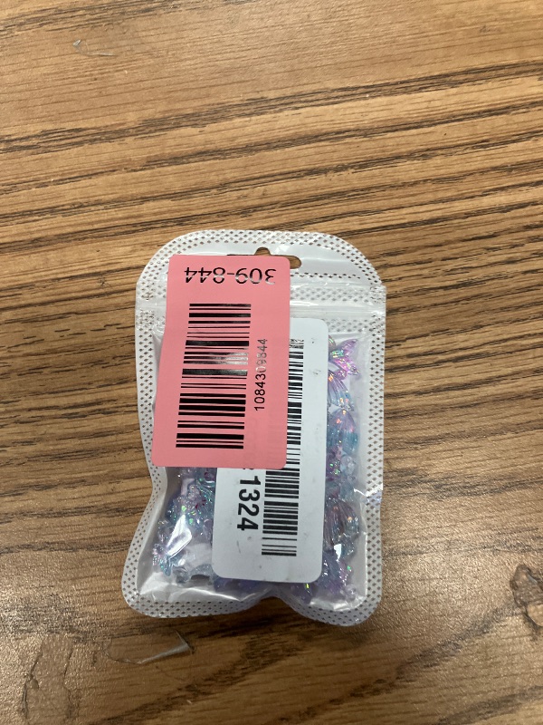 View 2 of 100Pcs Ocean Theme Nail Gems and Charms Mermaid Jellyfish Seashell Starfish Nail Rhinestones Glow in The Dark Designs Summer Ocean Nail Jewelry Cute Seaweed Shells Nail Art Charms for Women Nail Art
