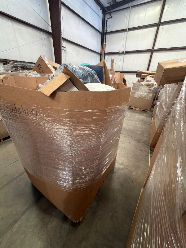 Photo 1 of As is general merchandise pallet 