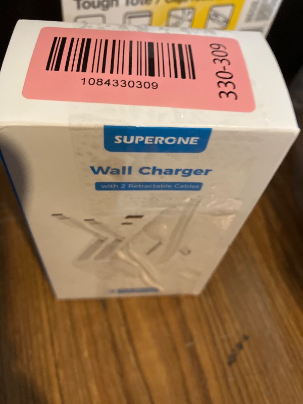 Photo 1 of [Upgrade] SUPERONE 4 in 1 Retractable Wall Charger with Dual USB C Cables, USB C Charger Block 78W Fast Charging, Retractable Phone Charger Wall Plug for iPhone 17/16/15/14/13, iPad, Samsung, Pixel