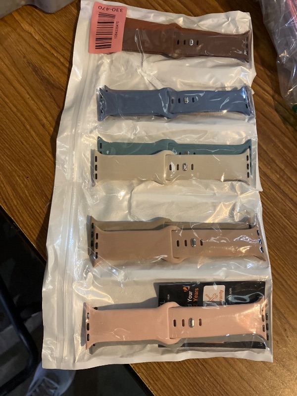 Photo 1 of 10 Pack Silicone Sport Bands Compatible with Apple Watch Band Women Men