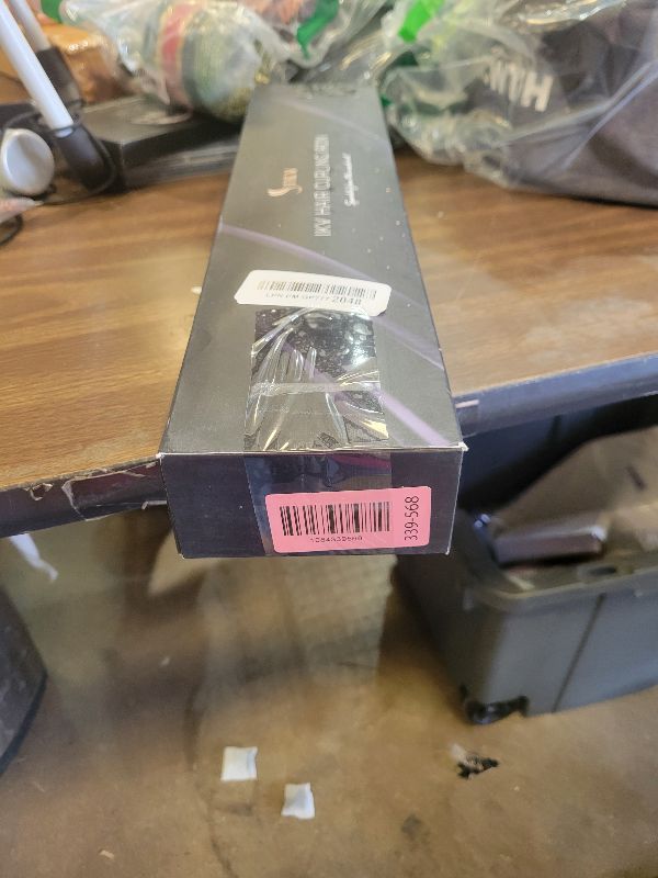 Photo 1 of 1 1/4 Inch Extra Long Barrel Curling Iron, Ceramic Tourmaline Curling Wand Professional Dual Voltage