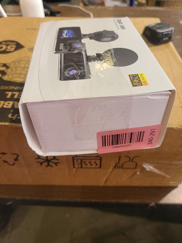 Photo 1 of 1080P Dual Dash Camera for Car Front and Inside Dashcam Car Security Video Recorder,170°Wide Angle Vehicle Cam,WDR,G-Sensor,2’’ IPS Screen,Loop Recording,Night Vision (Dual Dash Cam with 32G Card)