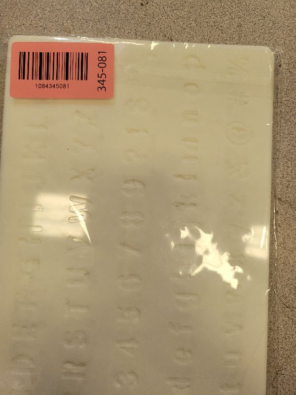 Photo 1 of 1/2, 3/4, 1, 2 Inch Letter Stencils for Painting, 15 Pack Reusable Plastic Alphabet and Number Stencils for Crafts Art Projects