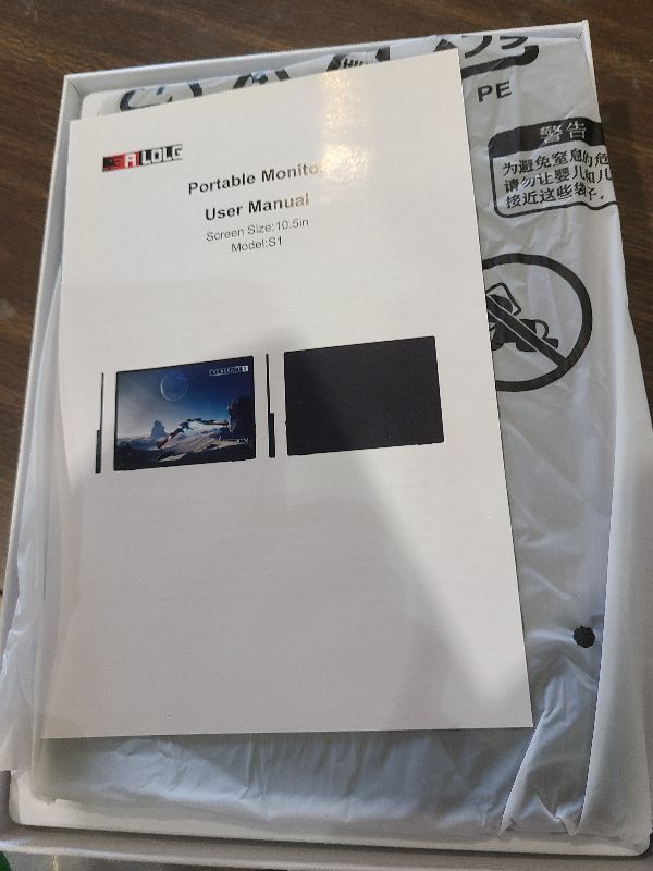 Photo 1 of 10.5''Portable Monitor for latop ,2K FHD 60HZ Laptop Monitor Screen,USB-C and HDMI Inputs, Ultra-Slim IPS Panel with HDR and Premium Smart Cover & Speakers for Laptop,PC,Phone,PS4/5,Switch,Mac,Xbox