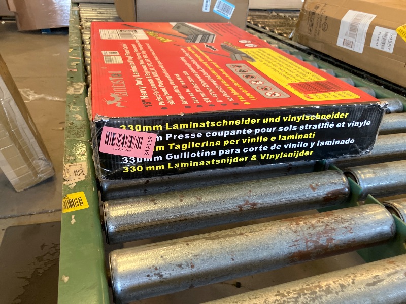 Photo 1 of 13" Pro Laminate/Vinyl Floor Cutter with Floor Installation Kit, 15°/30°/ 45° Instant Cuts in One Step, Cuts Laminate Floor, Engineer Wood, LVP/T, VCT, SPC, LSPC, VSPC, ABC, WPC & More; Best Buy !