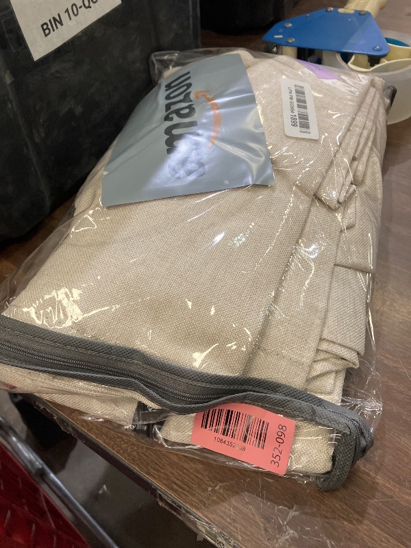 Photo 1 of 100% Blackout Shield Linen Textured Total Blackout Curtains for Bedroom 84 Inches Long, Back Tab/Rod Pocket Living Room Drapes, Thermal Insulated Blackout Curtains 2 Panels Set, 50" W x 84" L, Cream