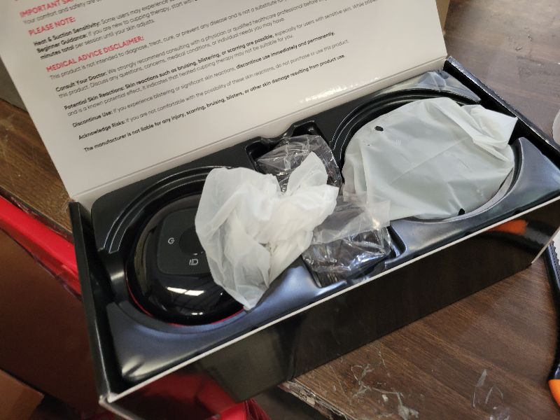 Photo 1 of 2 Pack Cupping Set, 7-in-1 Smart Cupping Therapy Massager. Red Light Cupping Therapy Set with 2 Modes for Targeted Muscle Soreness,Tighter Skin,Cupping Kit with 20 Levels Suction and Heat and Gua Sha