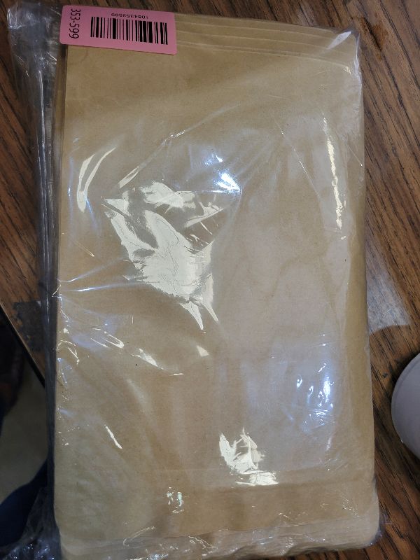 Photo 1 of 100 PCS Resealable Bags, Stand Up Kraft Bags with Window Clear Front Pouches, Zipper Lock Food Storage Bags 6.2×9.4 Inch Reusable Sealable Bags for Packaging