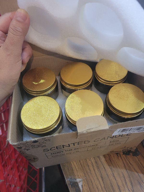Photo 1 of 12 Pcs Scented Candles with Added Natural Essential Oils, 3.05oz, Suitable for Various Festivals, Parties, Yoga, and Home Scene.