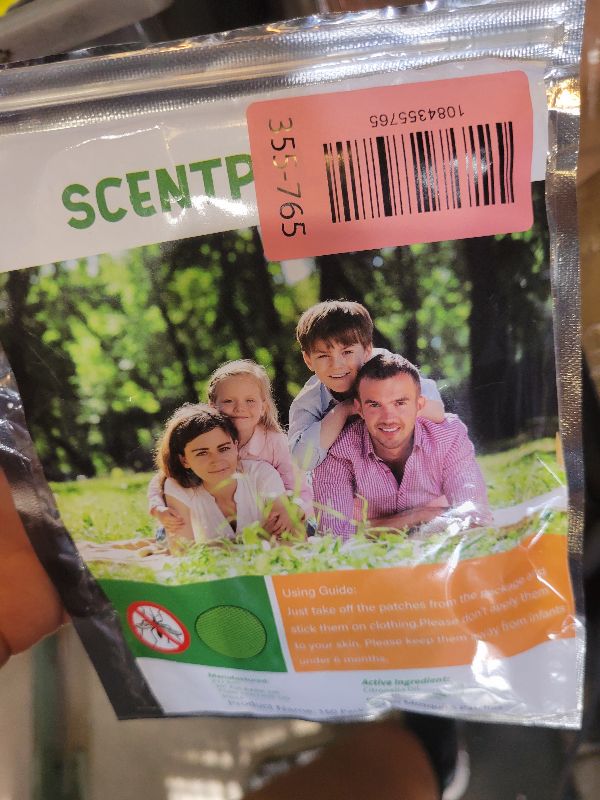 Photo 1 of 120 Pack Natural Mosquito Repellent Patches, Individually Wrapped Mosquitoes Stickers for Camping Swimming Outdoor Indoor, Deet Free, Green