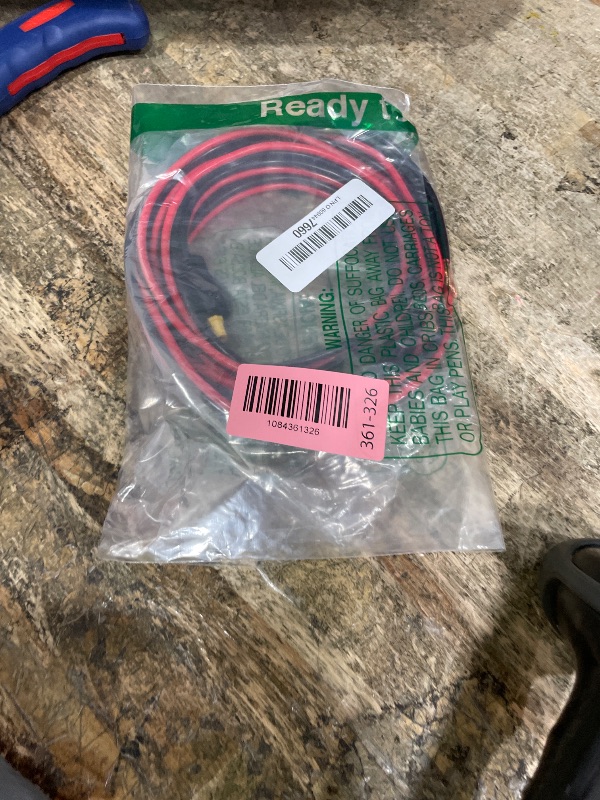 View 2 of 10FT 12AWG XT60 Solar Charging Cable, GIBBAB Solar Panel Connector to XT60 Extension Charge Adapter Cable with Caps & Wire Ties for LiFePO4 Battery RV Portable Power Station Generator
