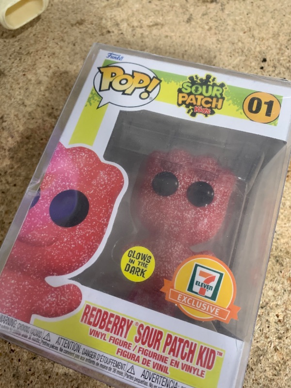 View 2 of **Doesnt glow** Funko Pop! Sour Patch Redberry GITD Bobblehead