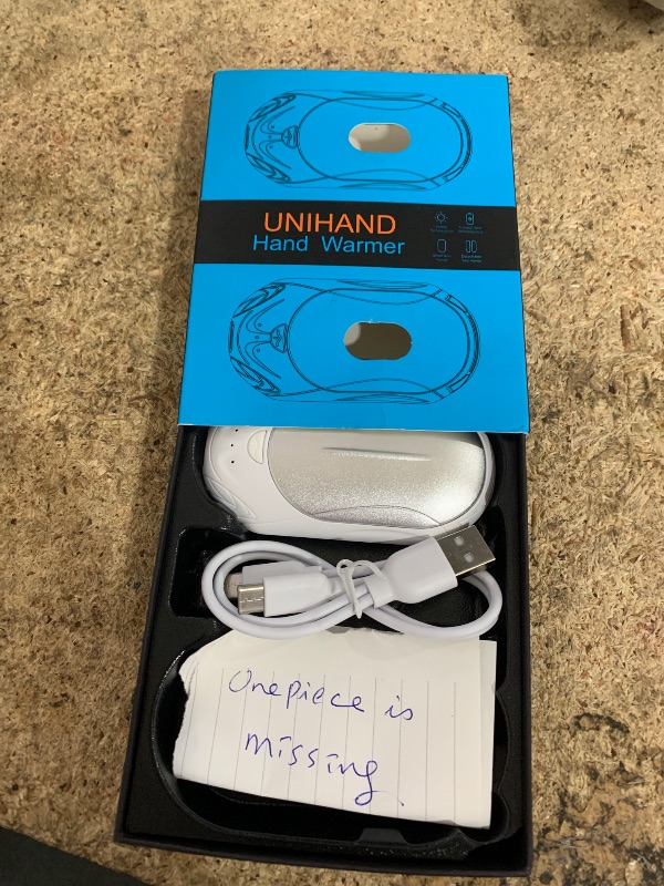 View 2 of **Missing one** UNIHAND Rechargeable Electric Hand Warmers, 2 Pack