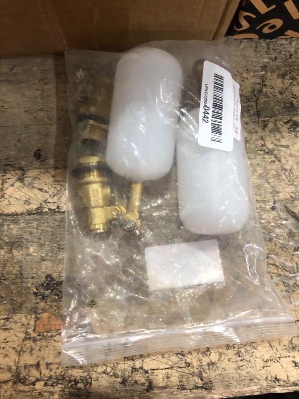 View 2 of 1/2 Inch Brass Water Float Valve - Pool Auto Fill Float Valve | Auto fill & automatic water level control for tanks, garden hoses, pools, ponds, fountains, aquariums (2Pcs)
