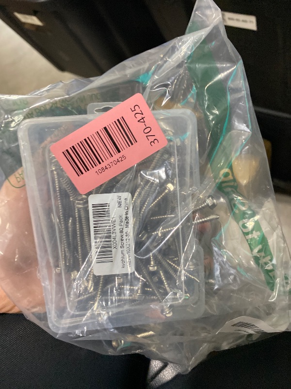 View 2 of #10 x 2-1/2" (80 PCS) Sheet Metal Screws, Hex Washer Head Self Drilling Screw, 410 Stainless Steel Flanged Fast Self Tapping Screws