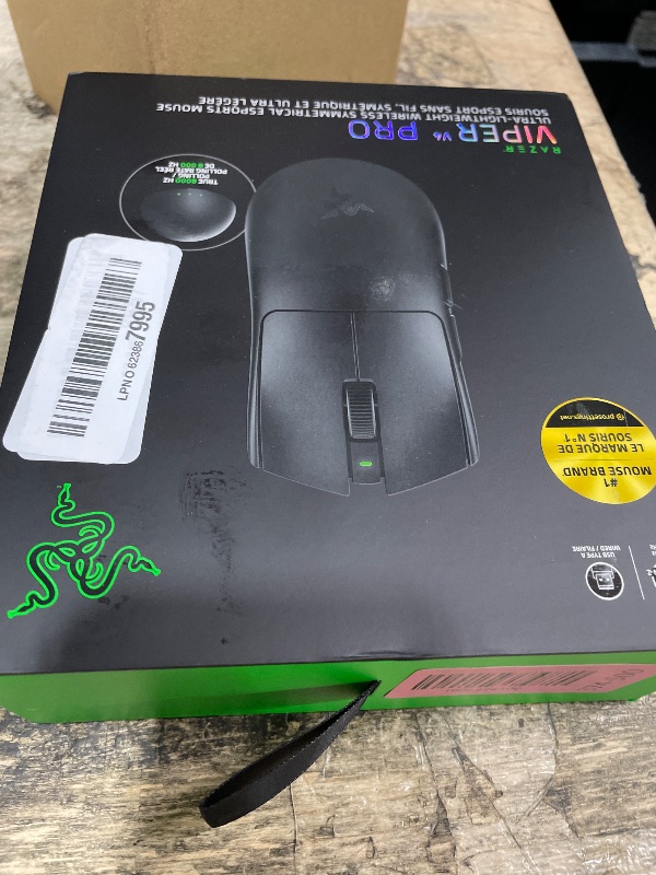View 2 of ***MISSING DONGLE***
Razer Viper V4 Pro Wireless Gaming Mouse