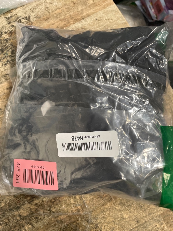 View 2 of ** needs cleaning**Bestbee Womens Dressy Chiffon Blouses V Neck Tops Tee Cute 2025 Summer Shirts Petal Short Sleeve Casual T-Shirts, L, Black