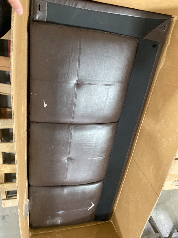 View 3 of ***********INCOMPLETE ITEM, THIS IS ONLY THE LEFT ARM OF THE SOFA***********
Topcomfy Leather L-Shaped Couch Set, 97.5"L x 69.5"W Sectional Sofas Brown