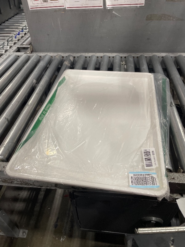 View 2 of 18 x 26 Inch Plastic Tray White
