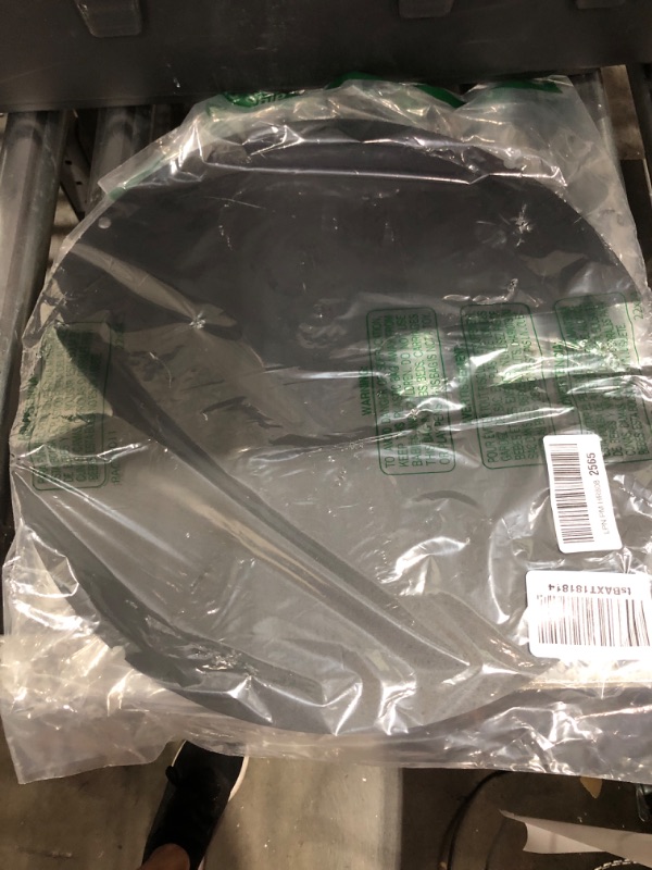 View 2 of 18 Inch Metal Sump Pump Cover, Heavy-Duty 1.5mm Thick Steel Sump Pump Lid for Sump Basin Cover, Septic Tank & Outdoor Water Well, Black