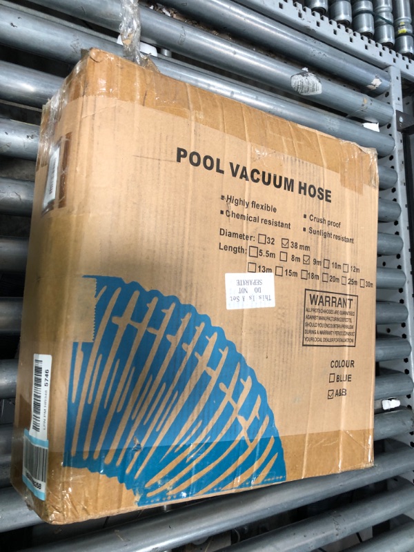 View 2 of ****NON FUNCTIONAL , PARTS ONLY ***** Innconee 3 Pcs Pool Cleaning Kit 11.8" Vacuum Head with Flexible Wheels, 1-1/2 x 18ft Hoses and Skim Vacuum Plate Pool Maintenance Cleaning Accessory Tool for Fast, Easy Debris Removal
