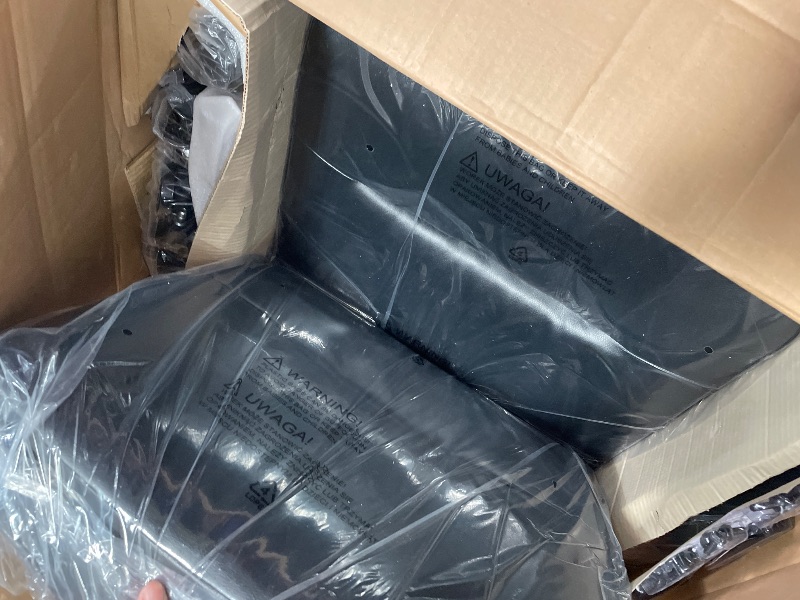 View 3 of ** PARTS ONLY PARTIAL SET MISSING PIECE NUMBER 12 PRE-OPENED APPEARS UNUSED**
Executive Office Chair Ergonomic, Leather Desk Chair Comfy High Back, Black