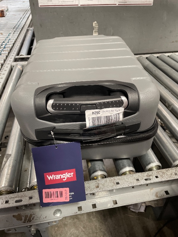 View 4 of ***DAMAGED - SEE NOTES/PICTURES*** Wrangler 22" Hardside Spinner Carry-On Luggage