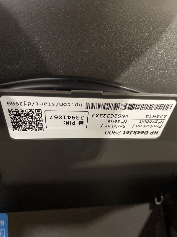 View 4 of ***MISSING INK CARTRIDGES***HP DeskJet 2955 All-in-One Inkjet Printer