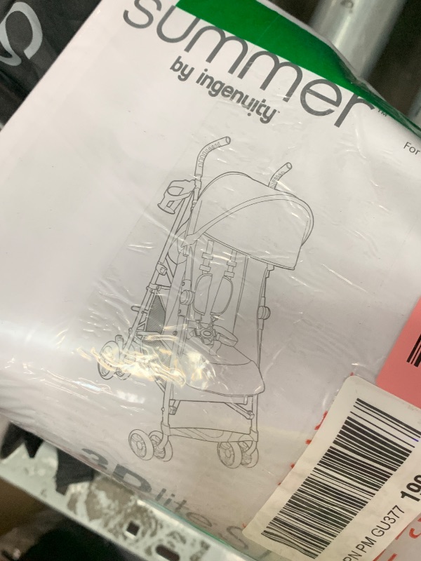 View 2 of ** may not open, missing screws **
Summer stroller