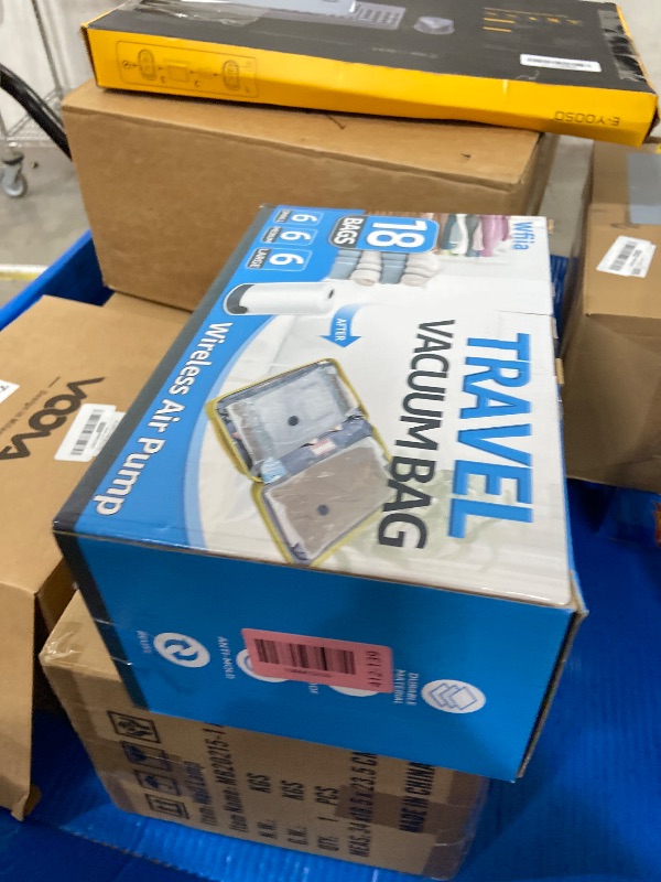 View 2 of 18 Packs Vacuum Bags for Travel with Rechargeable Pump, 3 Sizes Vacuum Seal Bags for Clothing, Compression Vacuum Travel Bags for Luggage, Vacuum Packing Bags for Closet Organization